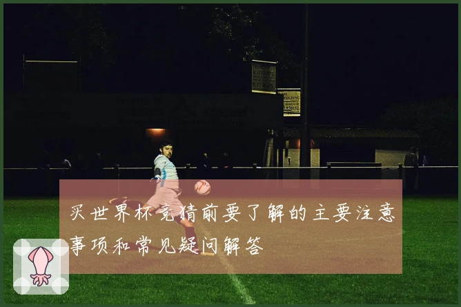 买世界杯竞猜前要了解的主要注意事项和常见疑问解答