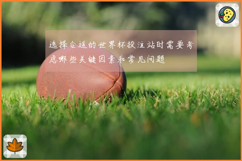 选择合适的世界杯投注站时需要考虑哪些关键因素和常见问题