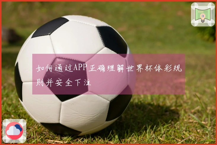 如何通过APP正确理解世界杯体彩规则并安全下注
